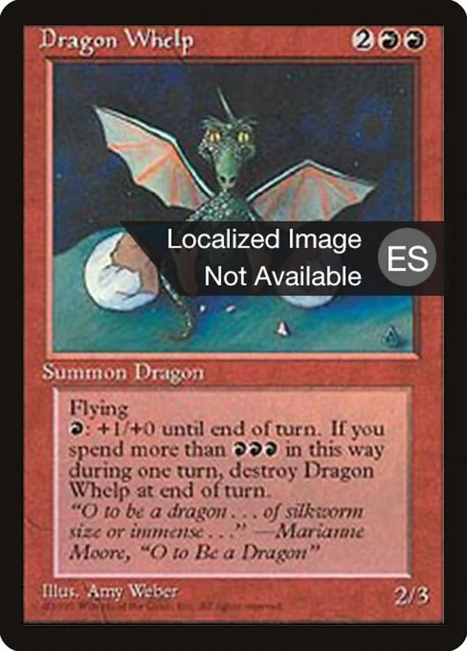 Cría de dragón (Fourth Edition Foreign Black Border) - Magic: The Gathering in TCG Land