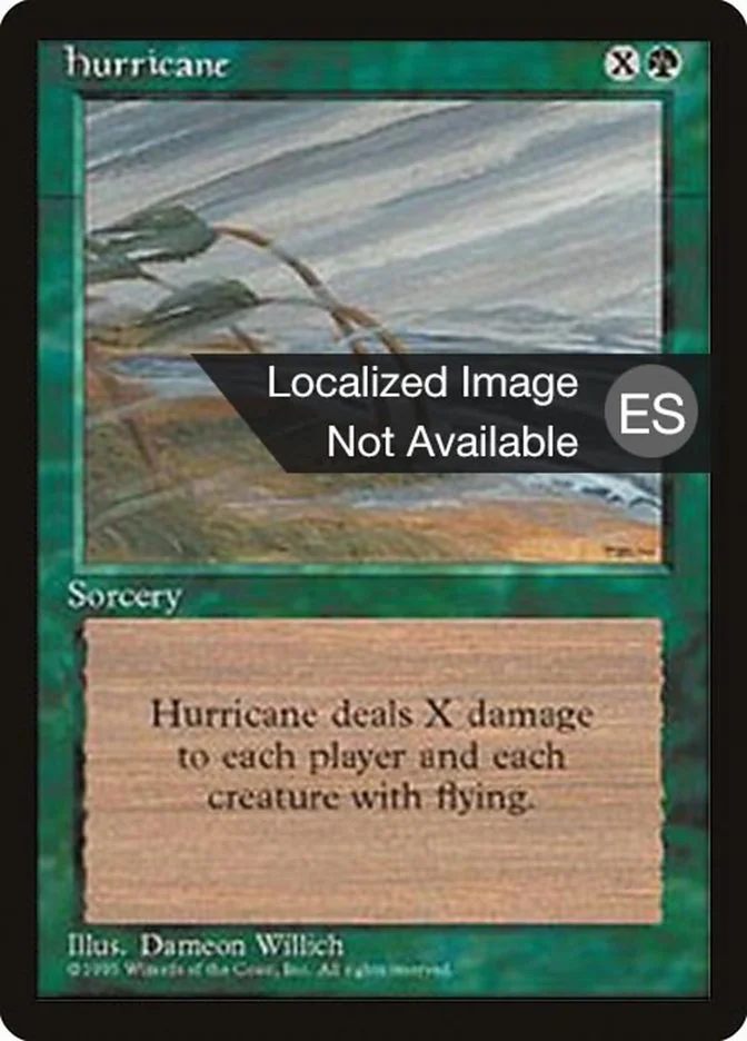 Huracán (Fourth Edition Foreign Black Border) - Magic: The Gathering in TCG Land