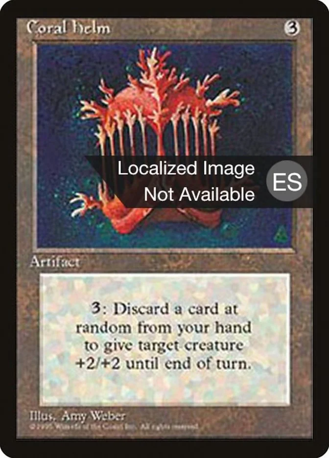 Yelmo de coral (Fourth Edition Foreign Black Border) - Magic: The Gathering in TCG Land México