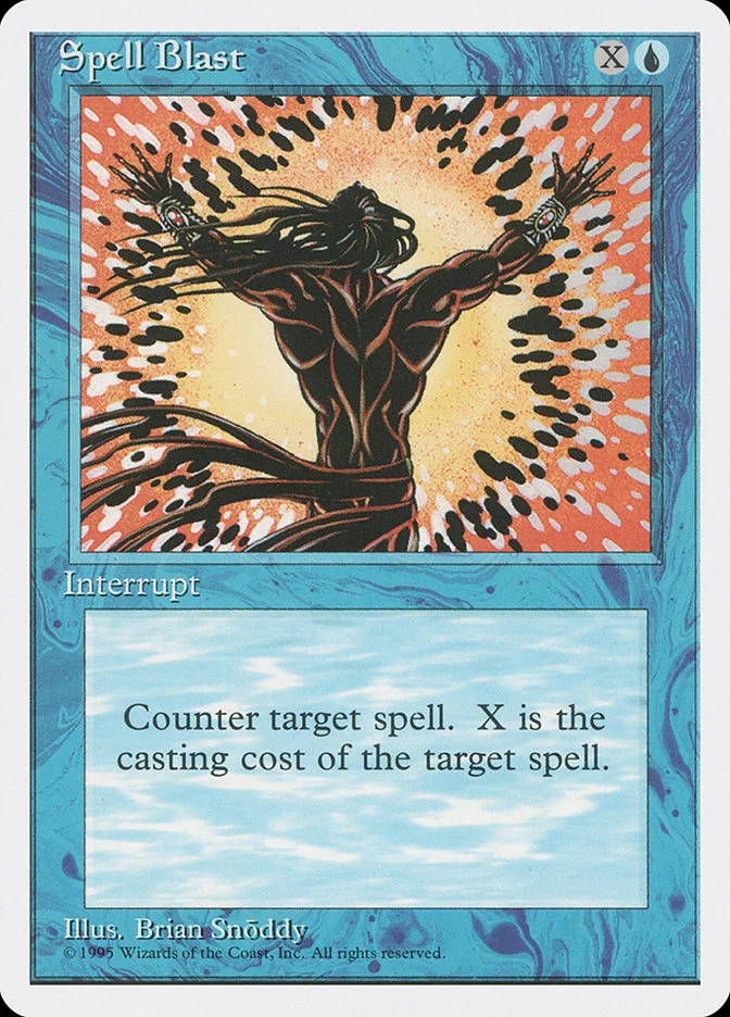 Spell Blast (Fourth Edition) - Magic: The Gathering in TCG Land