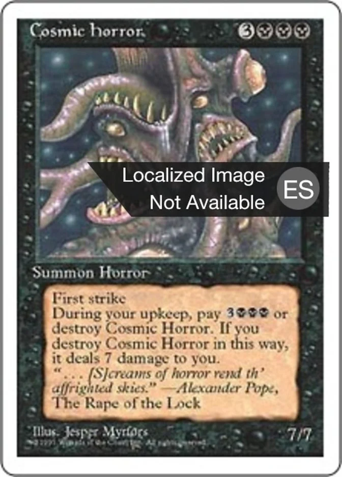 Horror cósmico (Fourth Edition) - Magic: The Gathering in TCG Land