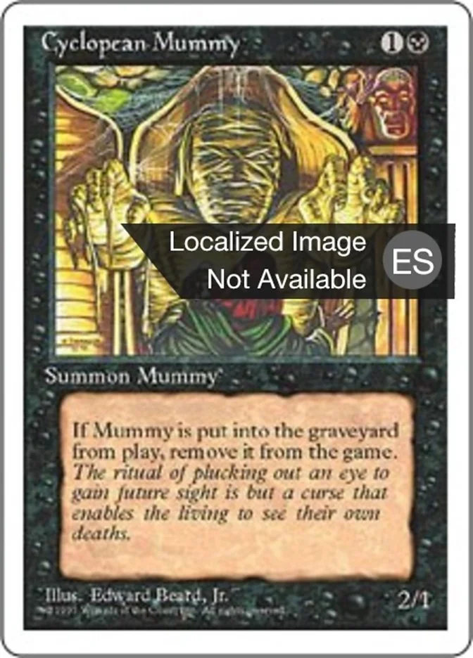 Momia ciclópea (Fourth Edition) - Magic: The Gathering in TCG Land