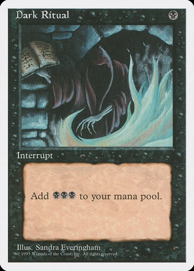 Dark Ritual (Fourth Edition) - Magic: The Gathering in TCG Land