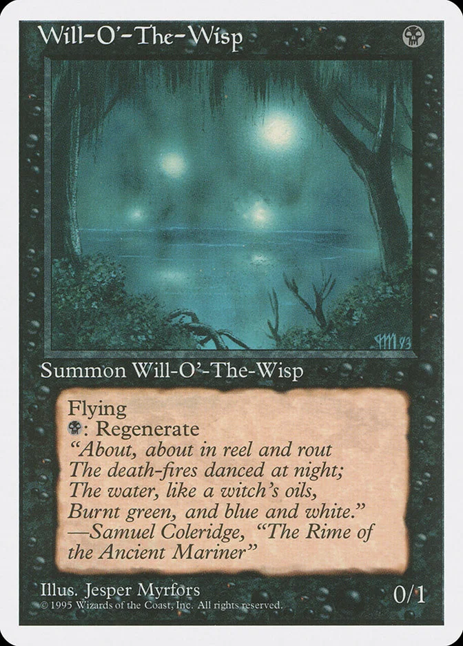 Will-o'-the-Wisp (Fourth Edition) - Magic: The Gathering in TCG Land