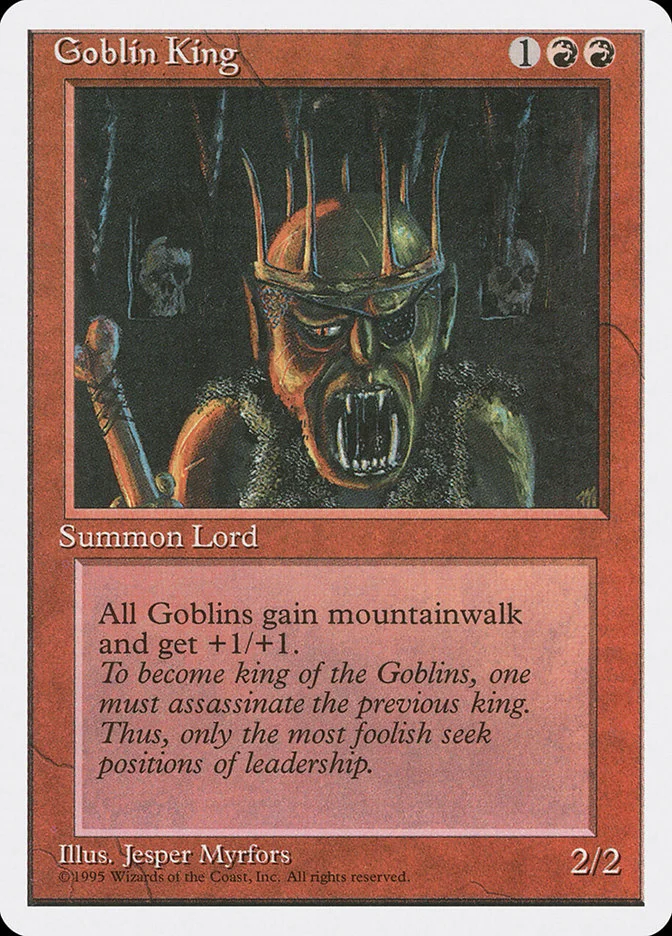 Goblin King (Fourth Edition) - Magic: The Gathering in TCG Land