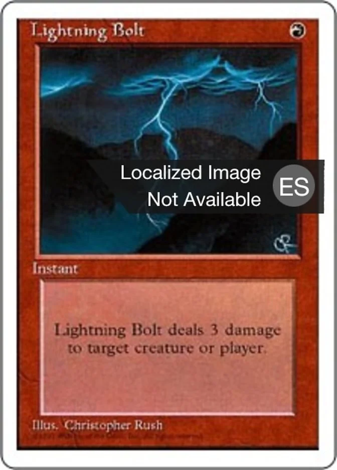 Relámpago (Fourth Edition) - Magic: The Gathering in TCG Land