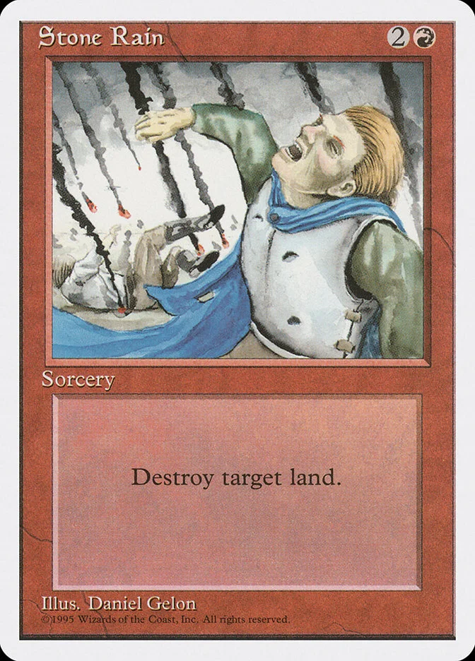 Stone Rain (Fourth Edition) - Magic: The Gathering in TCG Land