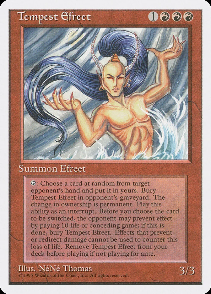 Tempest Efreet (Fourth Edition) - Magic: The Gathering in TCG Land