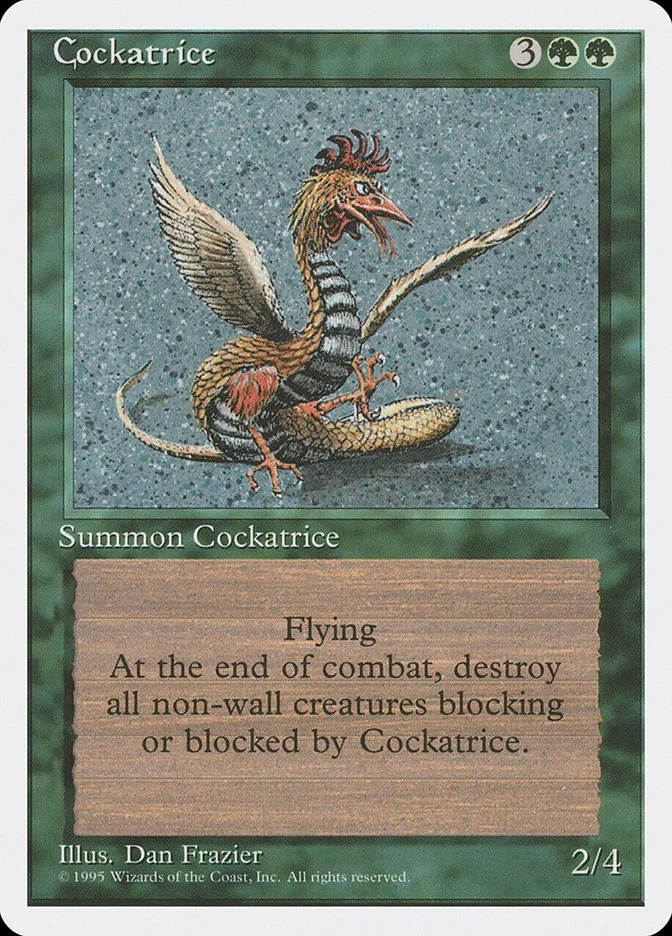 Cockatrice (Fourth Edition) - Magic: The Gathering in TCG Land