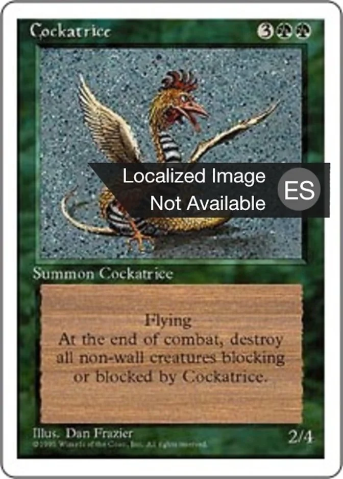 Cocatriz (Fourth Edition) - Magic: The Gathering in TCG Land