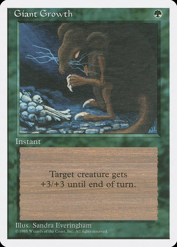 Giant Growth (Fourth Edition) - Magic: The Gathering in TCG Land