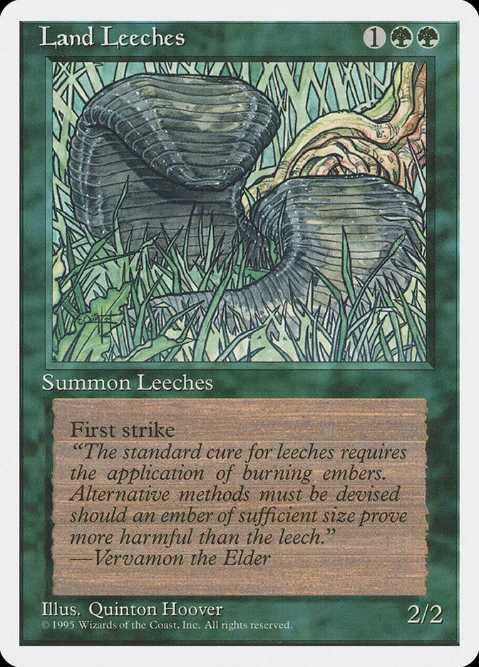 Land Leeches (Fourth Edition) - Magic: The Gathering in TCG Land
