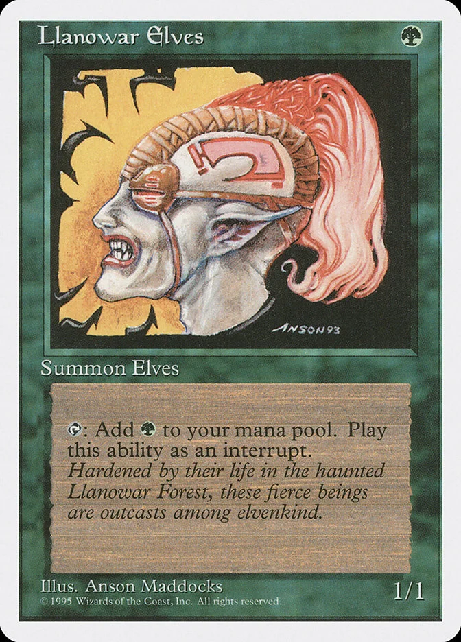 Llanowar Elves (Fourth Edition) - Magic: The Gathering in TCG Land
