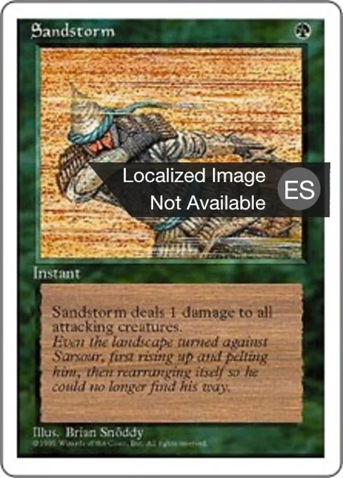Tormenta de arena (Fourth Edition) - Magic: The Gathering in TCG Land