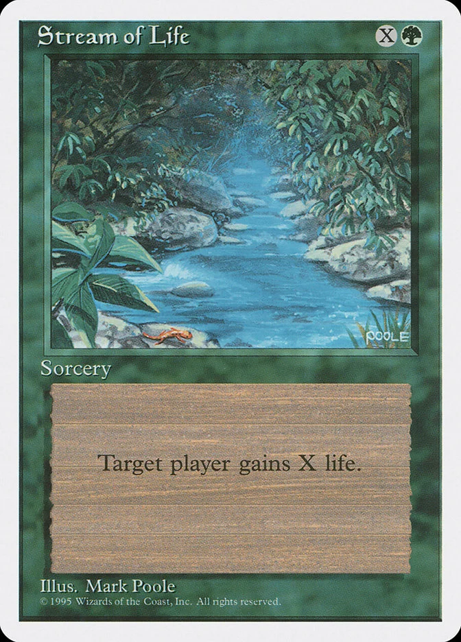Stream of Life (Fourth Edition) - Magic: The Gathering in TCG Land