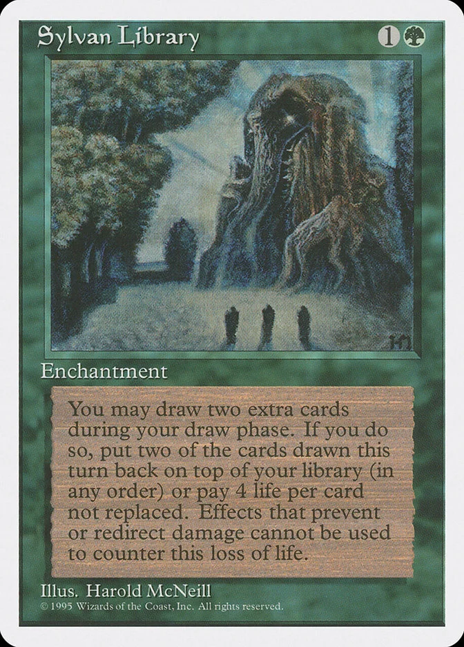 Sylvan Library (Fourth Edition) - Magic: The Gathering in TCG Land