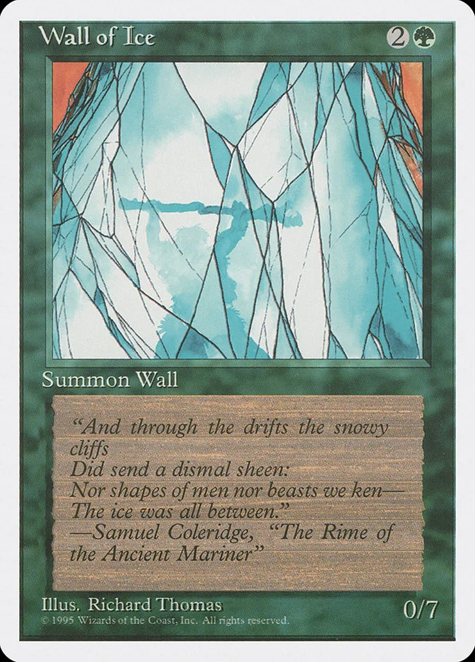 Wall of Ice (Fourth Edition) - Magic: The Gathering in TCG Land