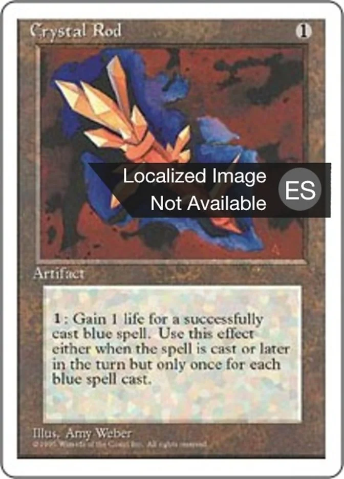 Vara de cristal (Fourth Edition) - Magic: The Gathering in TCG Land México