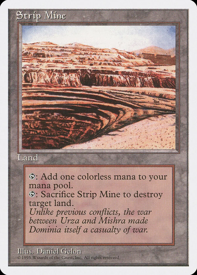 Strip Mine (Fourth Edition) - Magic: The Gathering in TCG Land
