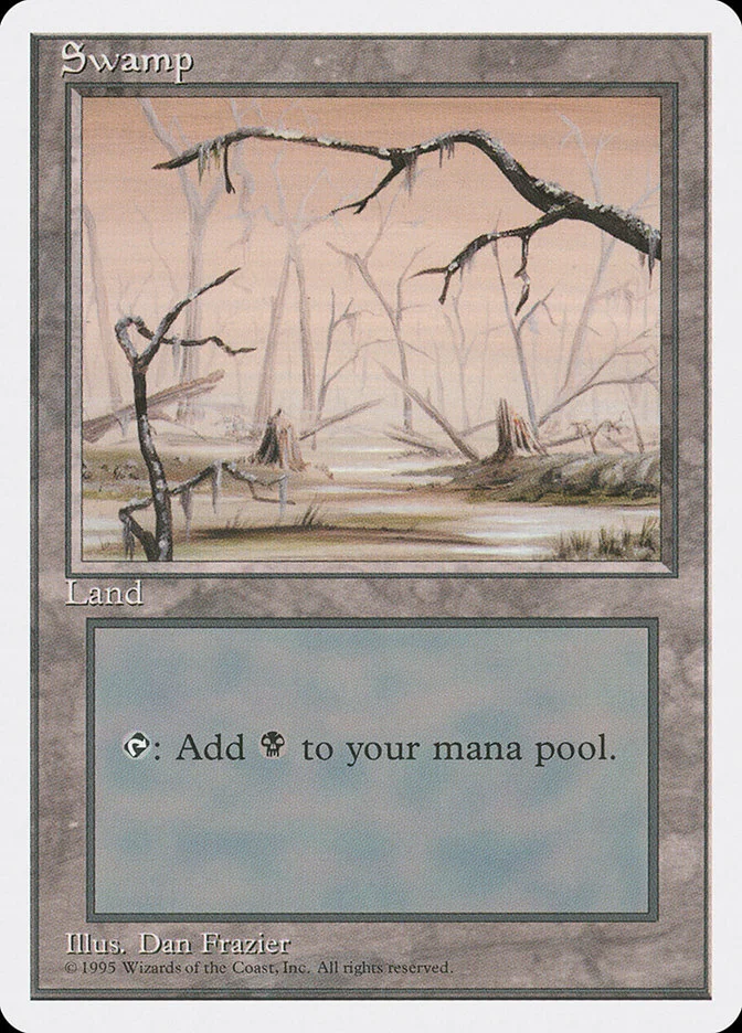 Swamp (Fourth Edition) - Magic: The Gathering in TCG Land México