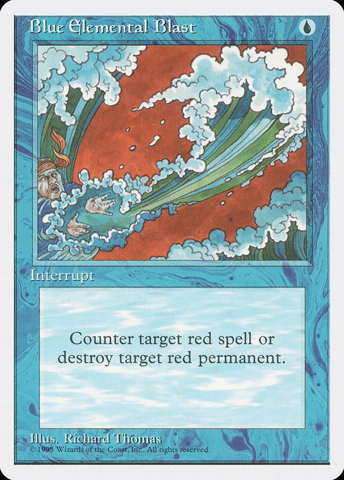 Blue Elemental Blast (Fourth Edition) - Magic: The Gathering in TCG Land