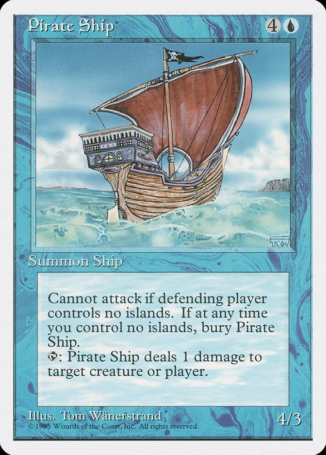 Pirate Ship (Fourth Edition) - Magic: The Gathering in TCG Land