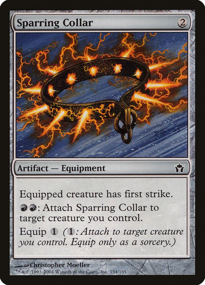 Sparring Collar (Fifth Dawn) - Magic: The Gathering in TCG Land
