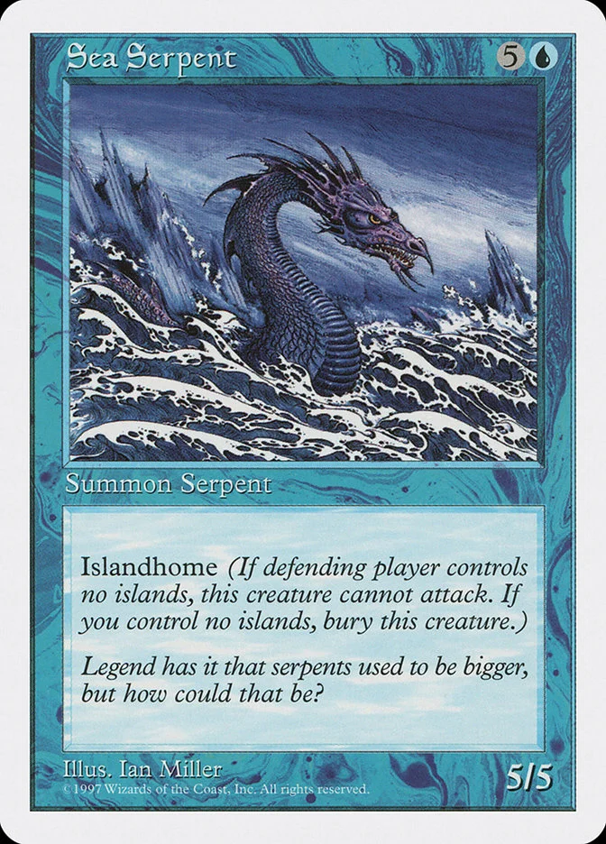 Sea Serpent (Fifth Edition) - Magic: The Gathering in TCG Land
