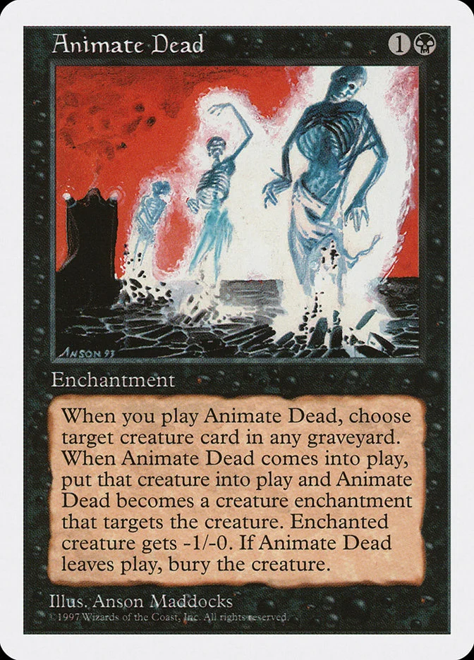 Animate Dead (Fifth Edition) - Magic: The Gathering in TCG Land