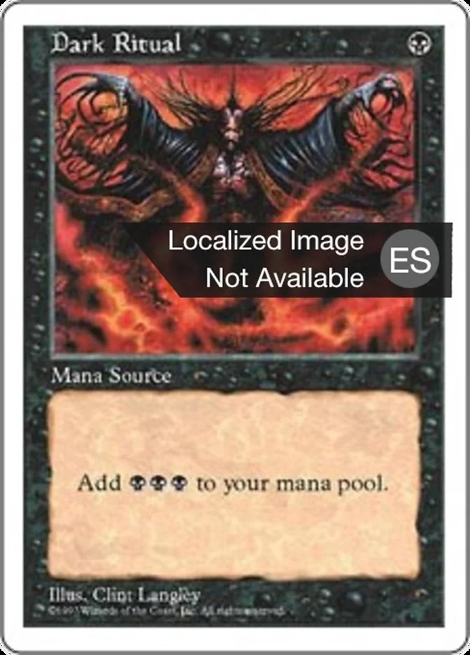 Ritual siniestro (Fifth Edition) - Magic: The Gathering in TCG Land