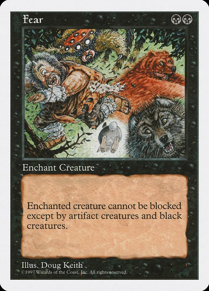 Fear (Fifth Edition) - Magic: The Gathering in TCG Land México