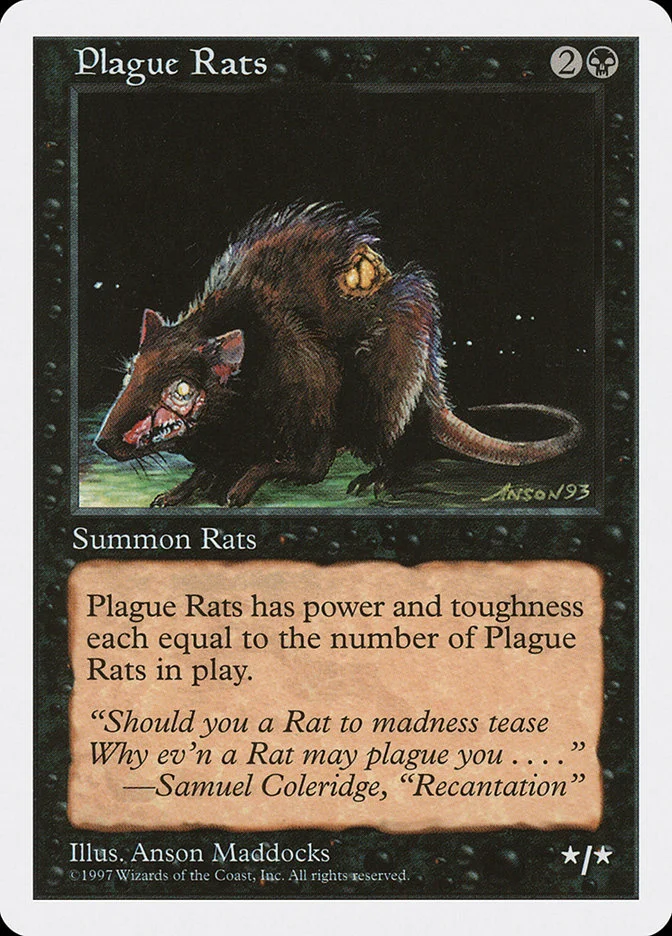 Plague Rats (Fifth Edition) - Magic: The Gathering in TCG Land