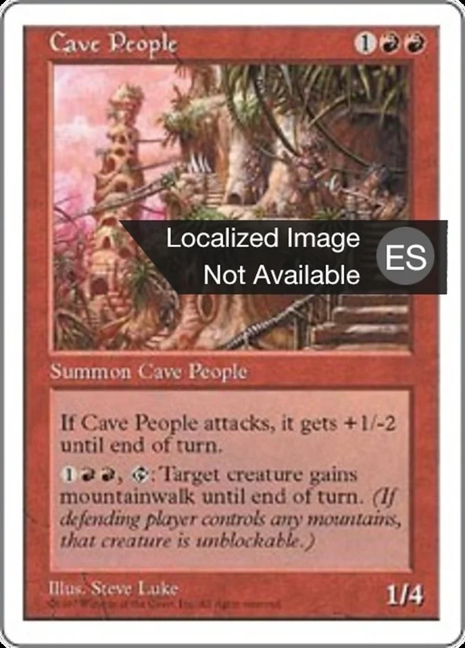 Cavernícolas (Fifth Edition) - Magic: The Gathering in TCG Land