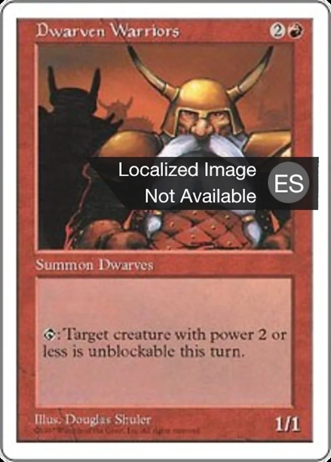 Guerreros enanos (Fifth Edition) - Magic: The Gathering in TCG Land