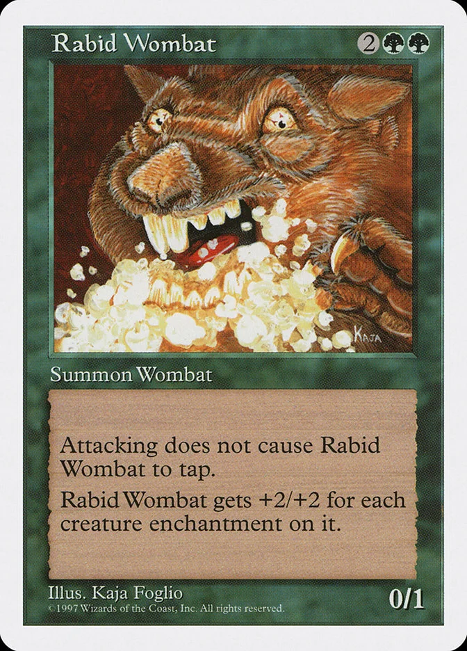 Rabid Wombat (Fifth Edition) - Magic: The Gathering in TCG Land