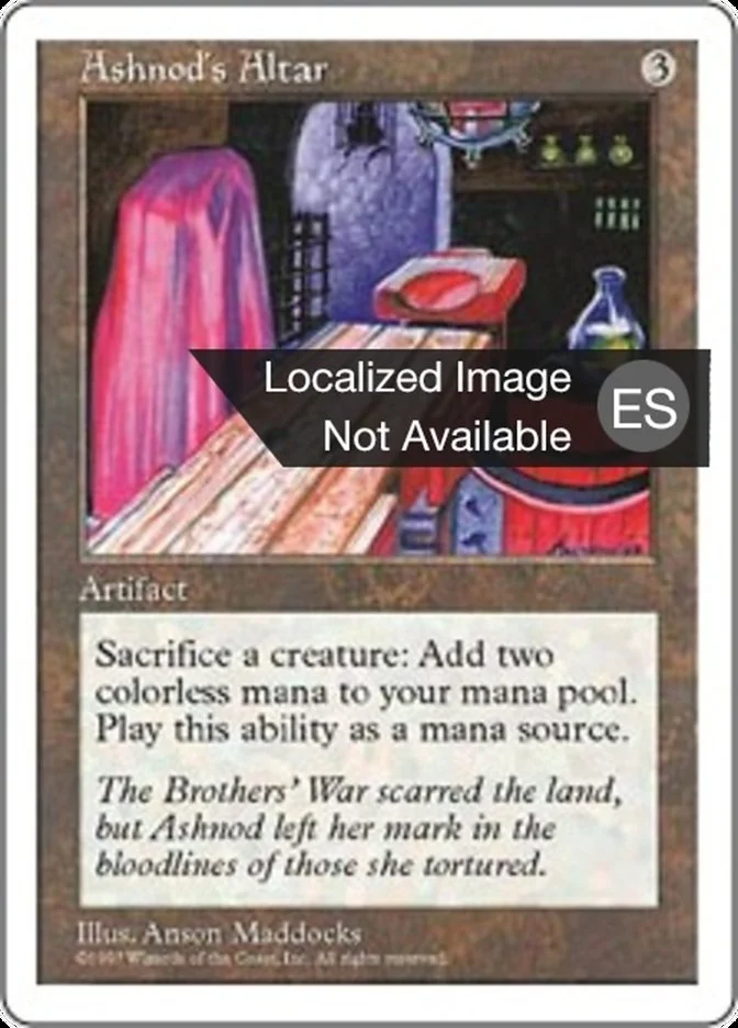 Altar de Ashnod (Fifth Edition) - Magic: The Gathering in TCG Land México