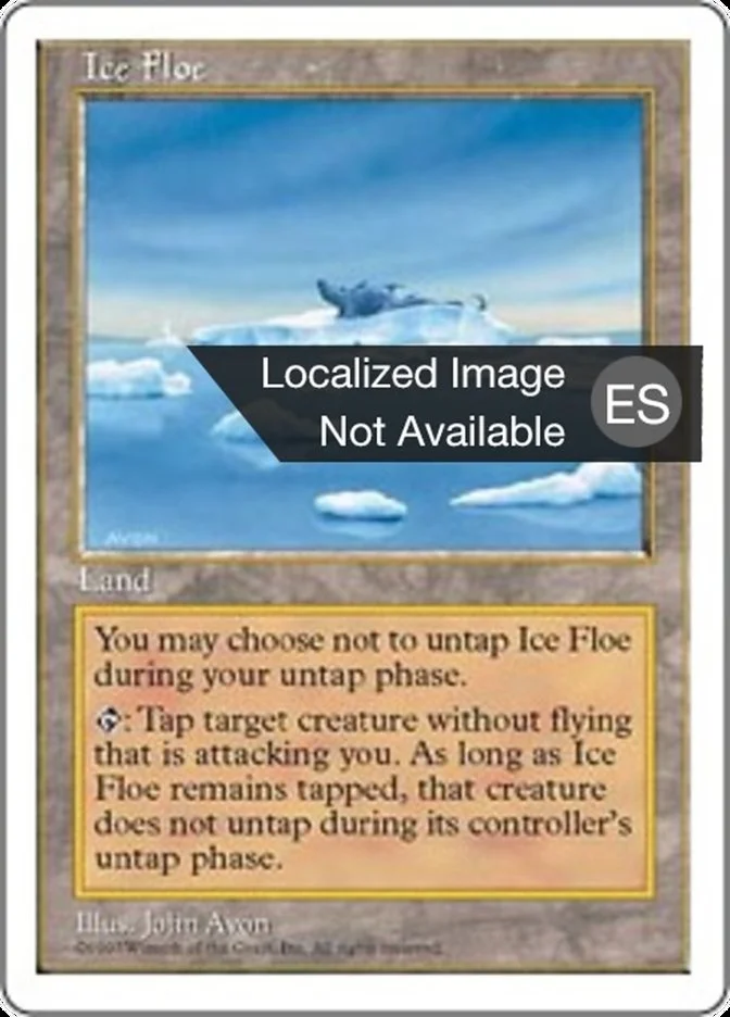 Témpano de hielo (Fifth Edition) - Magic: The Gathering in TCG Land