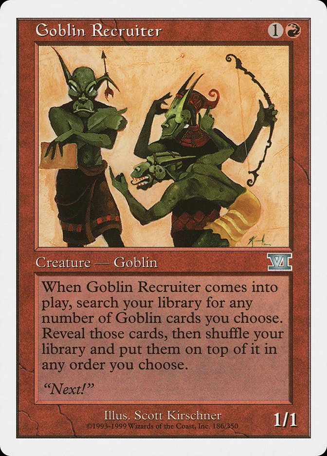 Goblin Recruiter (Classic Sixth Edition) - Magic: The Gathering in TCG Land México