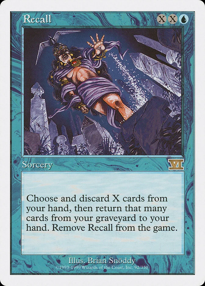 Recall (Classic Sixth Edition) - Magic: The Gathering in TCG Land México