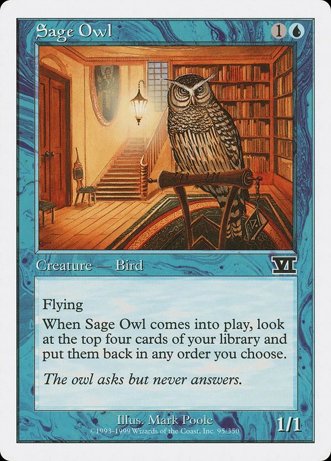 Sage Owl (Classic Sixth Edition) - Magic: The Gathering in TCG Land
