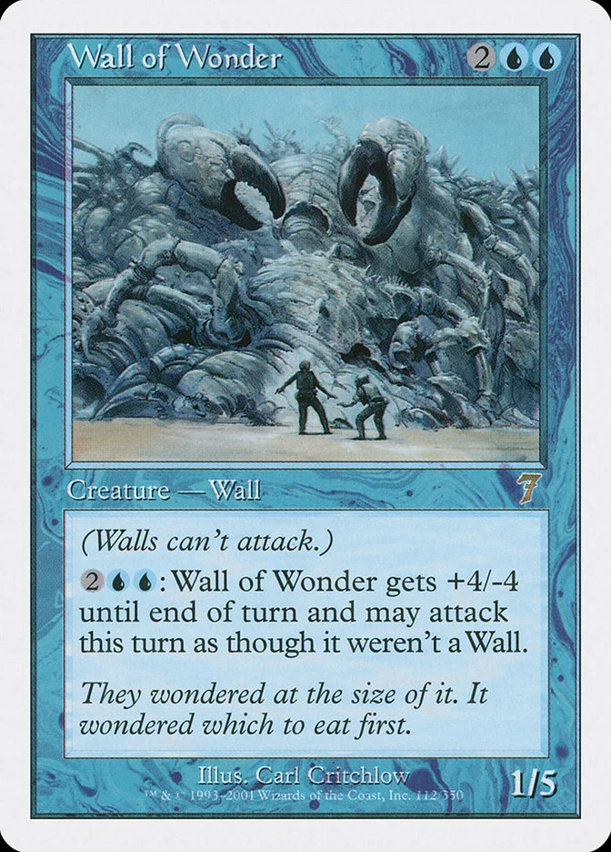 Wall of Wonder (Seventh Edition) - Magic: The Gathering in TCG Land