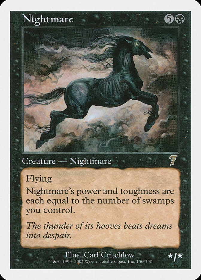 Nightmare (Seventh Edition) - Magic: The Gathering in TCG Land