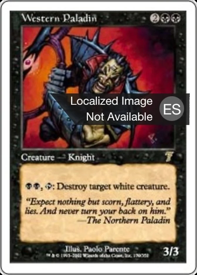 Paladín occidental (Seventh Edition) - Magic: The Gathering in TCG Land