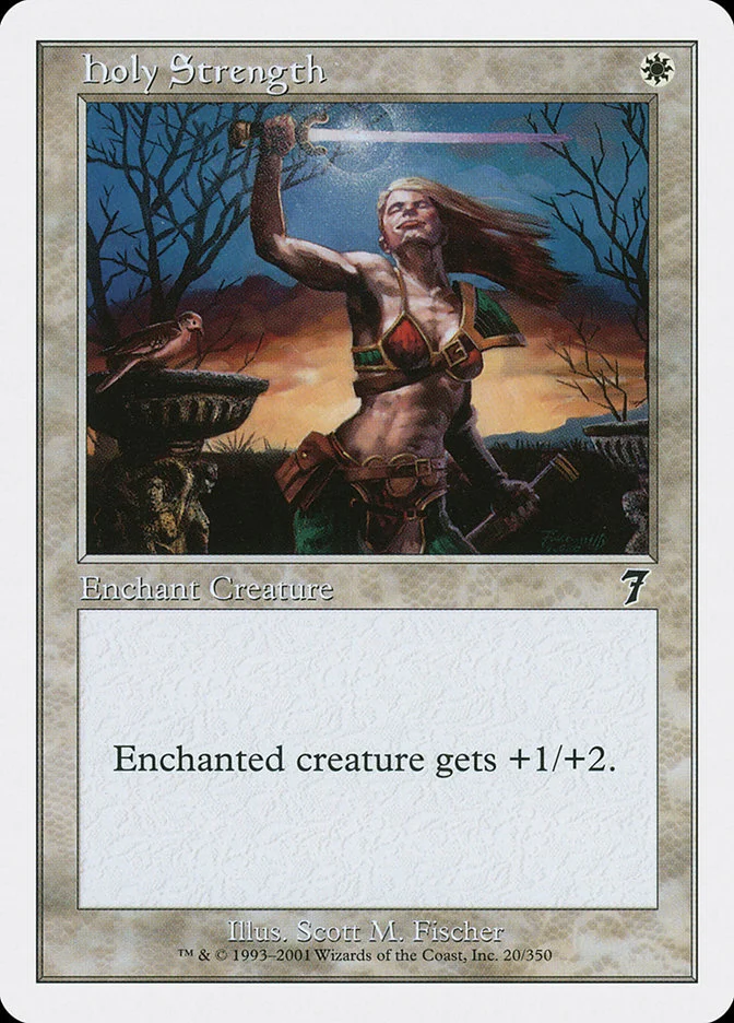 Holy Strength (Seventh Edition) - Magic: The Gathering in TCG Land
