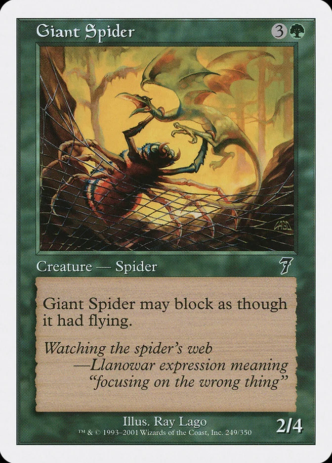 Giant Spider (Seventh Edition) - Magic: The Gathering in TCG Land