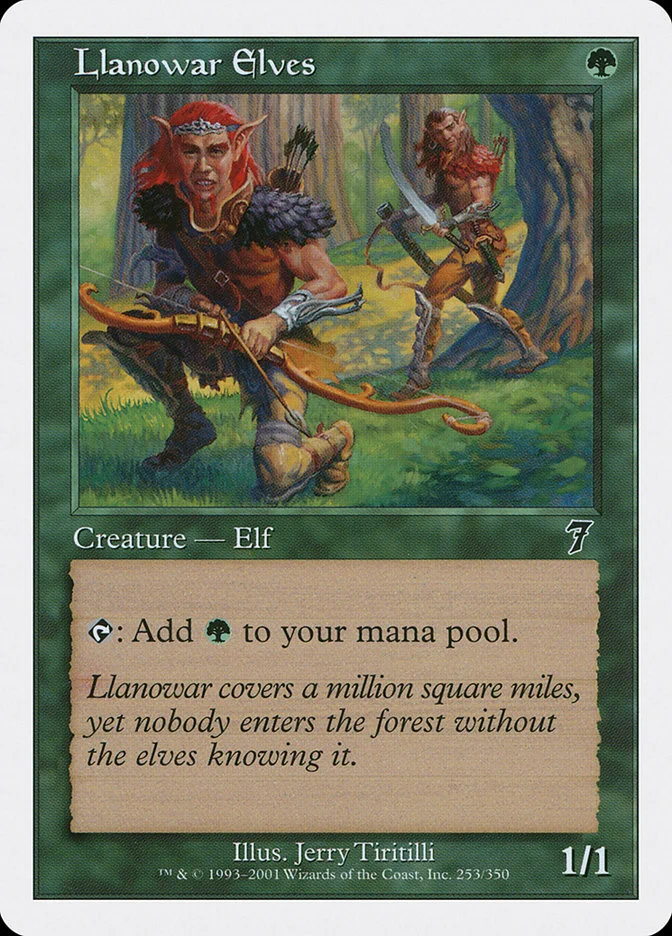 Llanowar Elves (Seventh Edition) - Magic: The Gathering in TCG Land