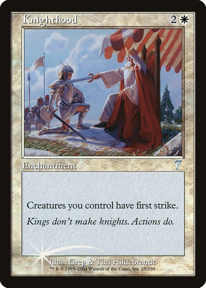 Knighthood (Seventh Edition) - Magic: The Gathering in TCG Land