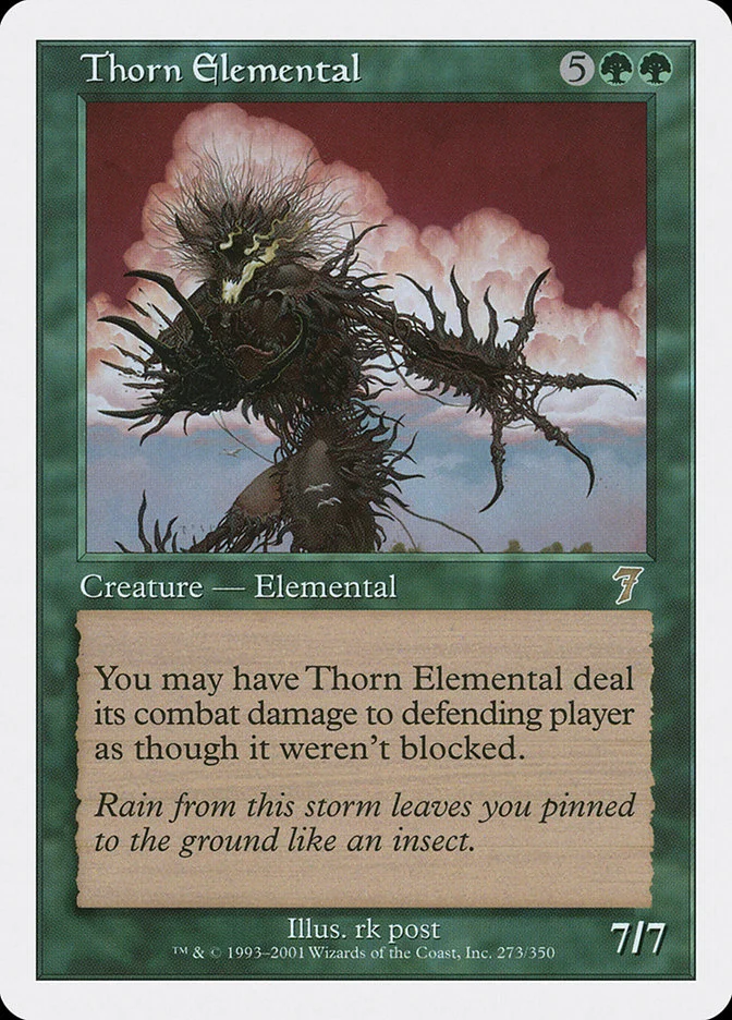 Thorn Elemental (Seventh Edition) - Magic: The Gathering in TCG Land