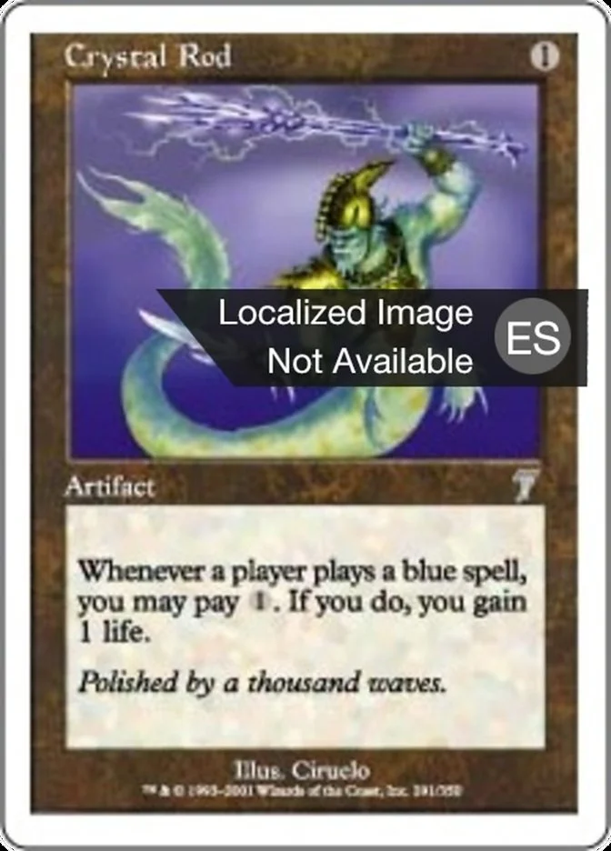 Vara de cristal (Seventh Edition) - Magic: The Gathering in TCG Land México