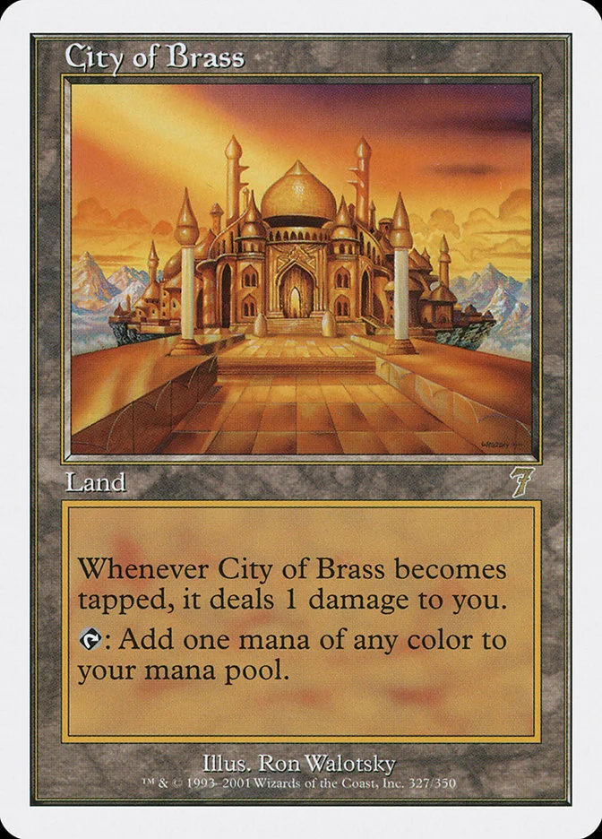 City of Brass (Seventh Edition) - Magic: The Gathering in TCG Land